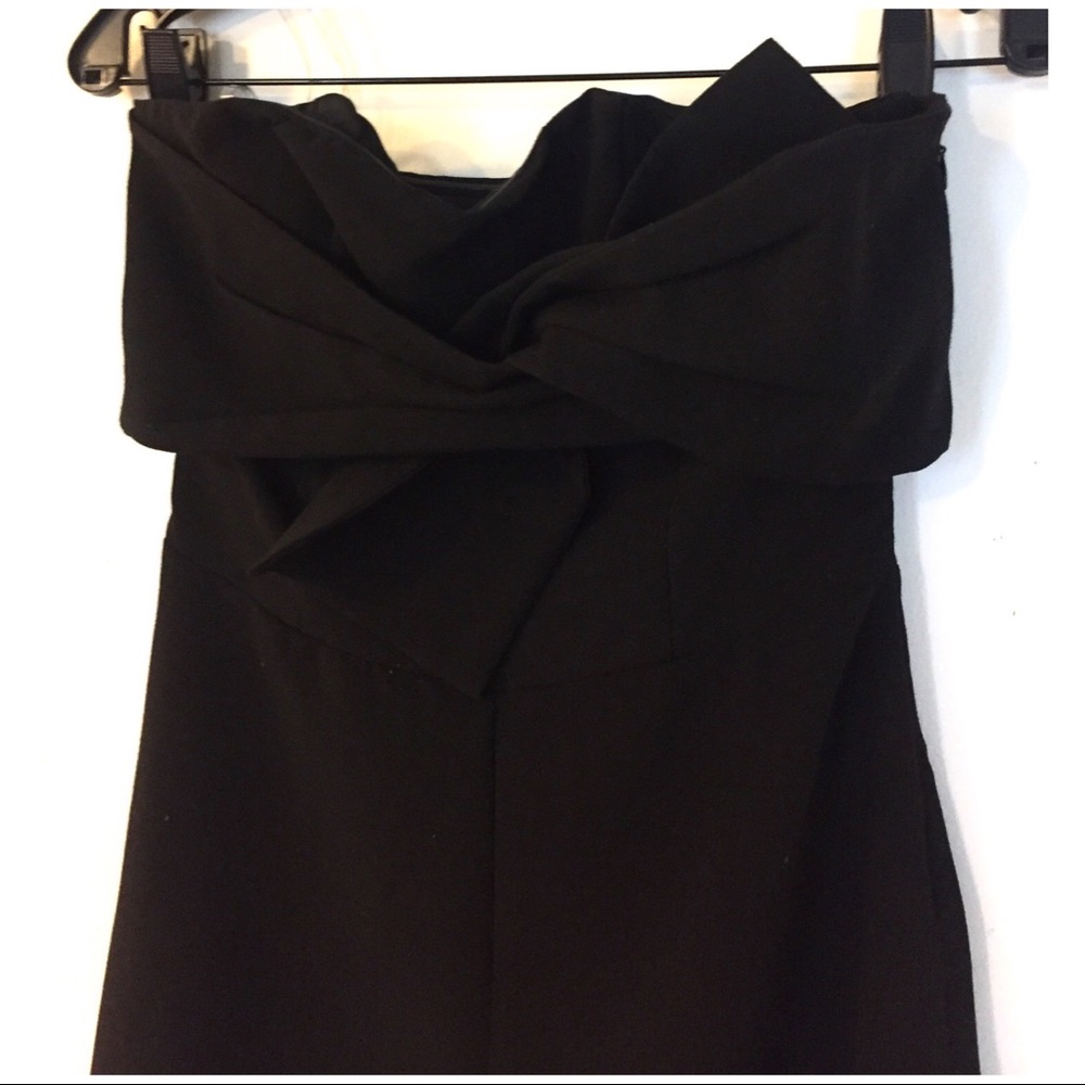 DO + BE Tie Knot Strapless Tailored Jumpsuit - Picture 4 of 10